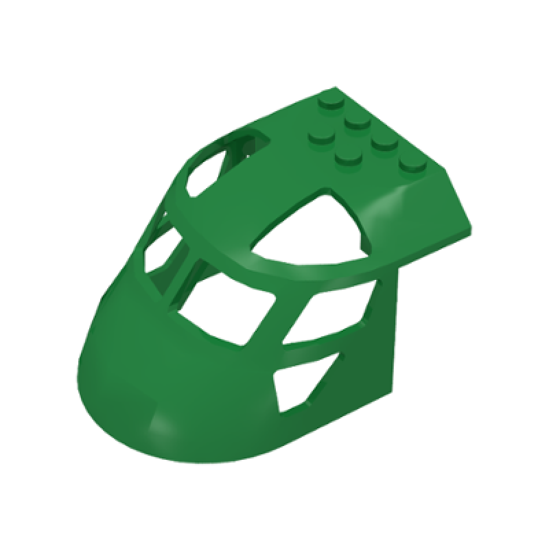 Vliegtuigromp / Cockpit 6x10x4 Green